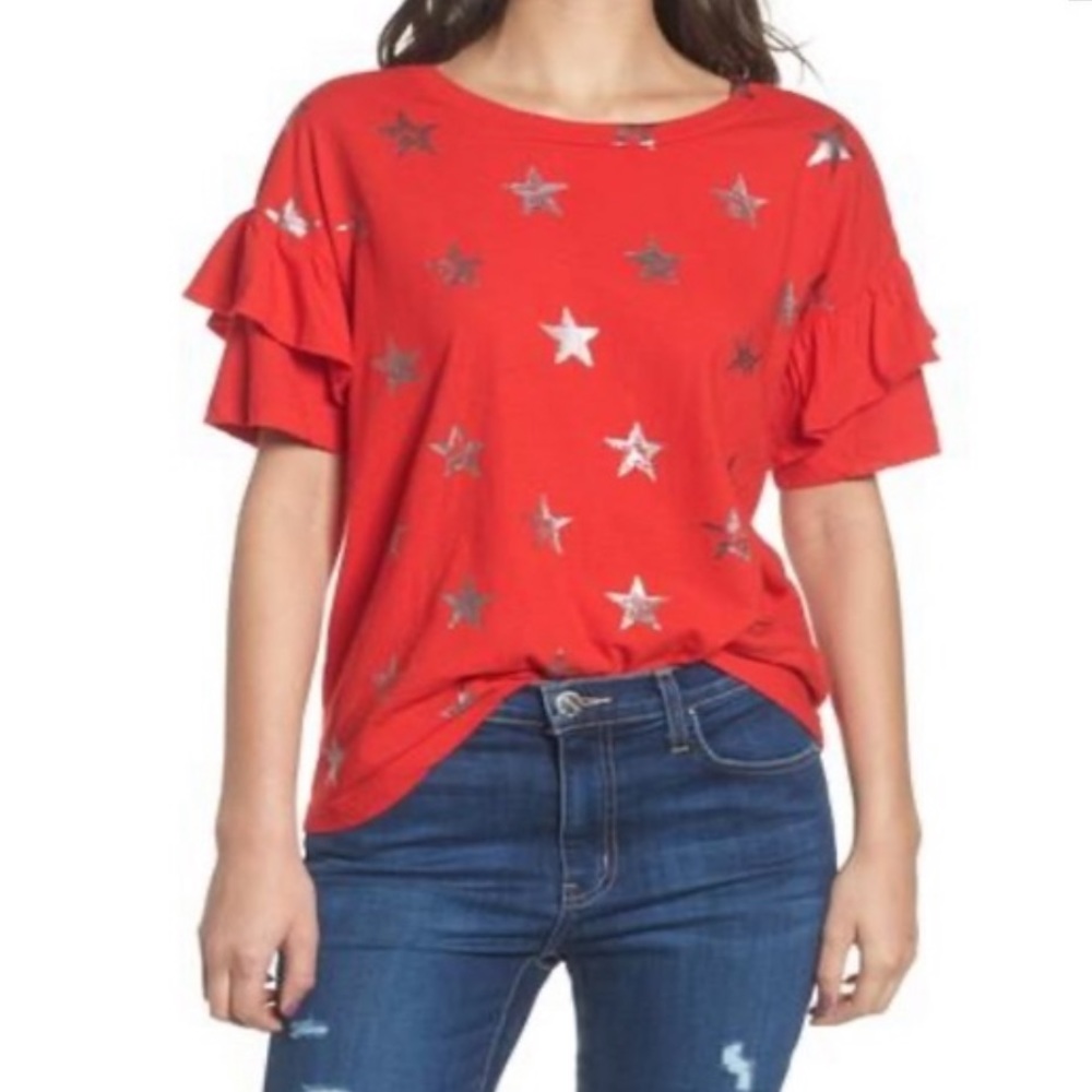 Current Elliot Red Star Tee